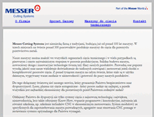 Tablet Screenshot of messer-cw.pl